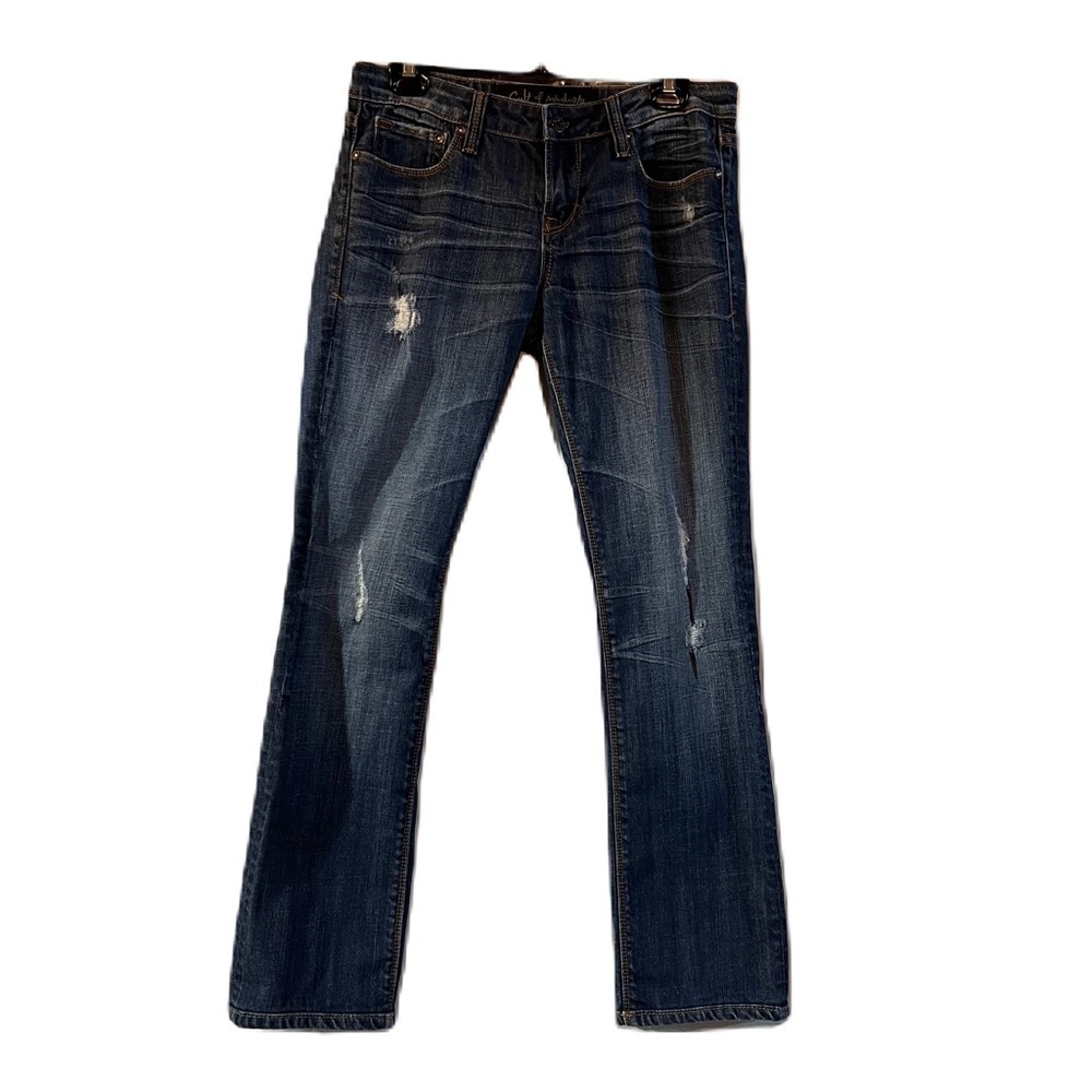 Cult Of Individuality Faded Blue Distressed Jeans, Size 29, #459